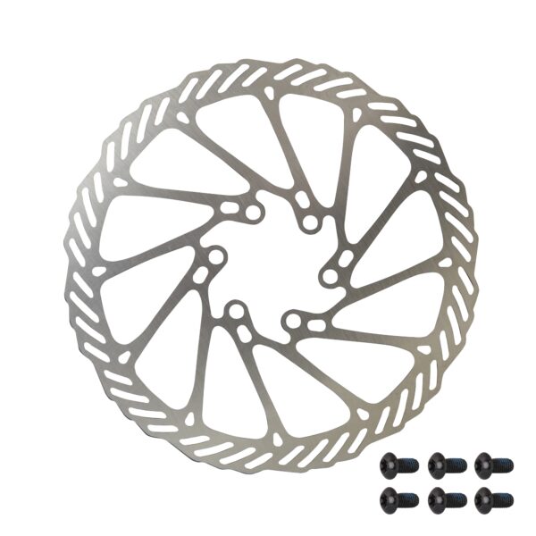 Disco de freno 160 mm, 6 agujeros, plata Force-2