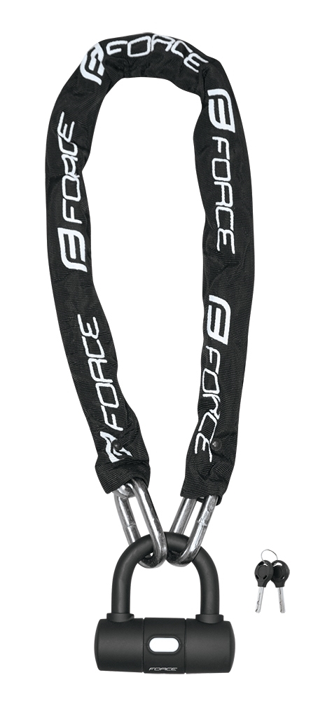 Force chain lock 100cm/10mm, black
