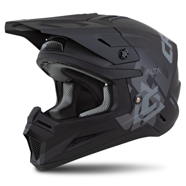 Casco Cross Cup 2 Alta, CASSIDA (negro mate/gris oscuro) 2025