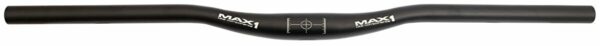 Manillar MAX1 MTB Al 720/31,8 mm negro