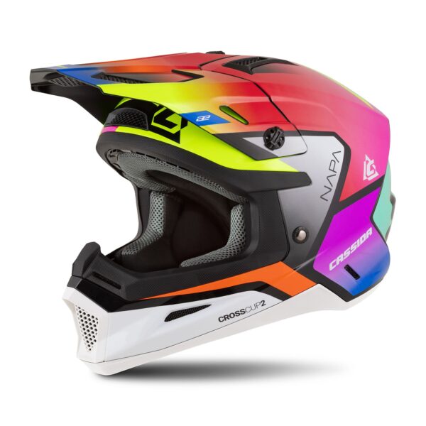 Casco Cross Cup 2 Napa, CASSIDA (perla multicolor) 2025